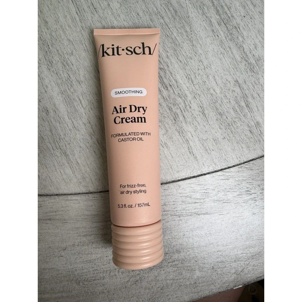 Kitsch Smoothing Air Dry Cream With Castor Oil & Coconut Oil 5.3 Oz 157mL Sealed